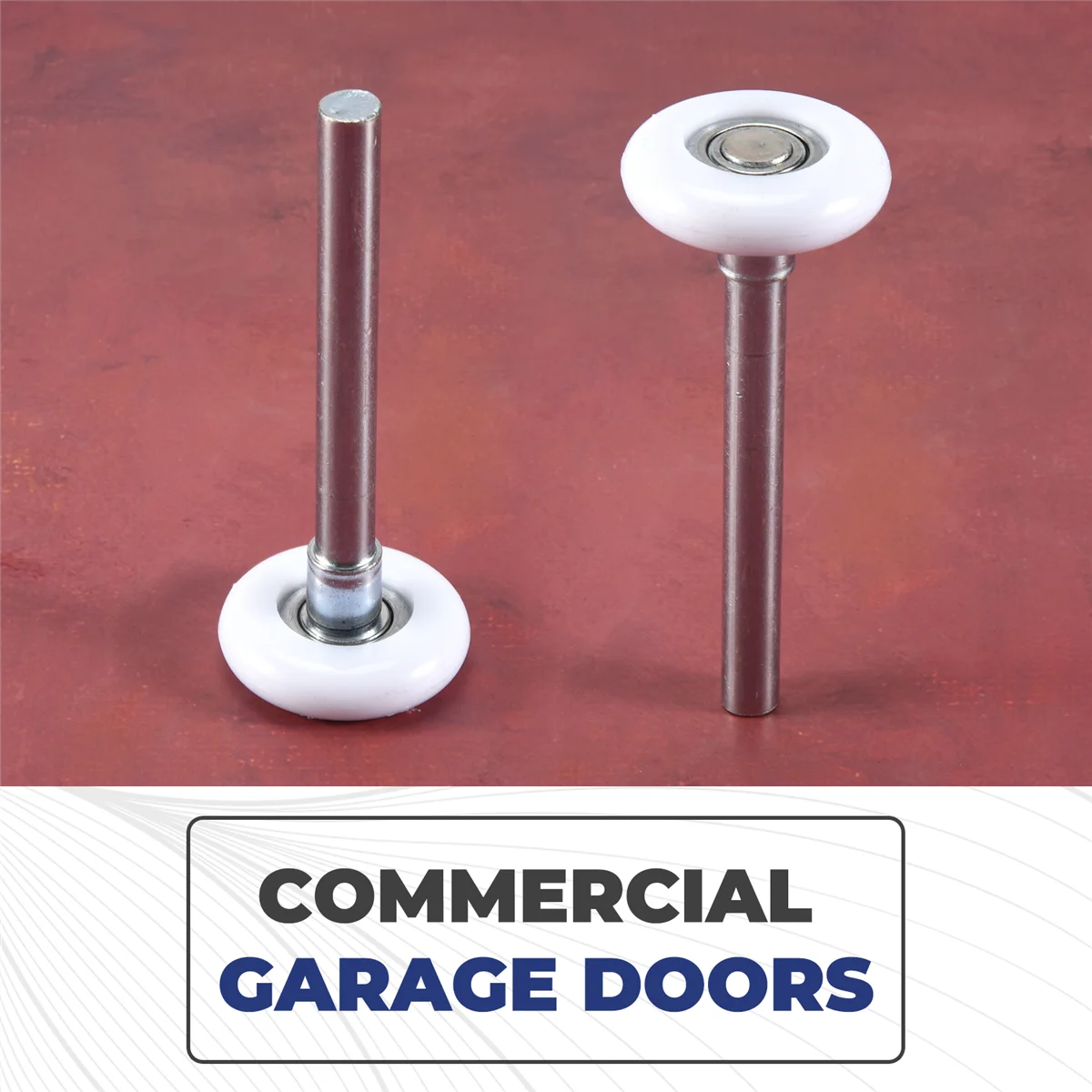 12 pacotes de rolos de porta de garagem de 2 polegadas, rolo de porta de garagem de nylon com rolamento 6200ZZ, para portas de garagem residenciais e comerciais