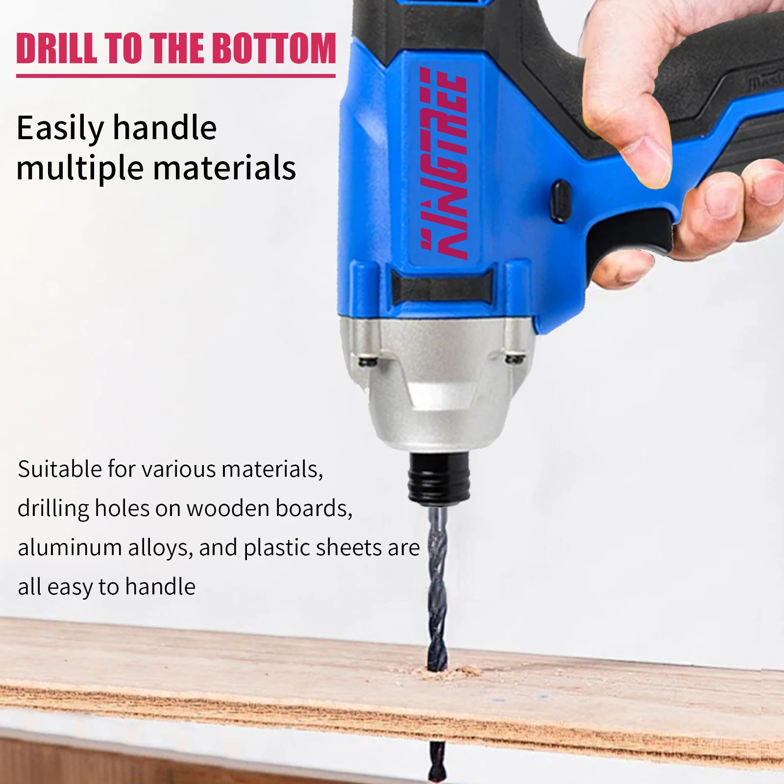 Kingtree 12 V Electric Screwdriver Cordless Oscillating Multi function tool Home DIY woodworking power tool set