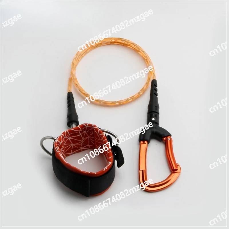 

Веревка для дайвинга для подводного фридайвинга — безопасный инструмент против потери, портативная конструкция с защитой от падения и быстрым зажимом