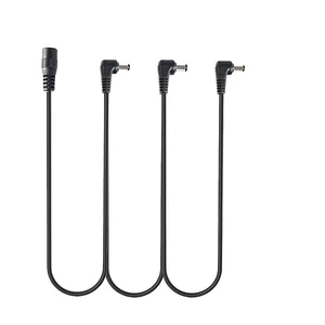 Chuỗi cáp Daisy 1 đến 2, 3, 5, 6, 8, 10 cách, hiệu ứng bàn đạp phụ kiện guitar, bộ chuyển đổi phích cắm 9V DC, dây nguồn 12 Bàn chân thực phẩm cáp bán hàng chính - №5