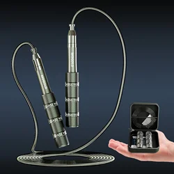 Telescopic Jump Rope Gym Crossfit Professional Sport Boxing For Adults Kids Freestyle High Quality Fat Burning Rope Sturdier Mat