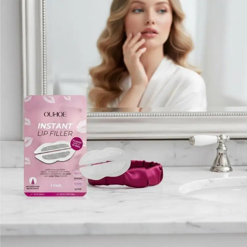 Hyaluronic Acid Microneedle Lip Patches for Plump Lips Firming Smoothing Anti Wrinkle  Overnight Care