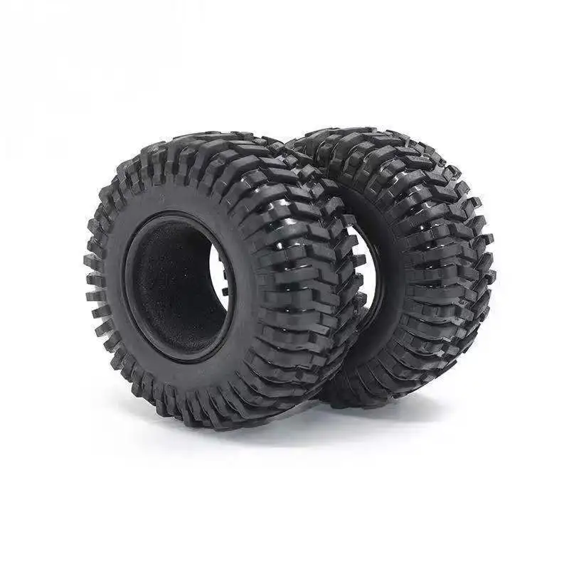 4 pz 125MM 2.2 pollici pneumatici ruota in gomma pneumatico per 1/10 RC Crawler auto Axial SCX10 90046 RR10 Wraith Traxxas TRX4 TRX-6