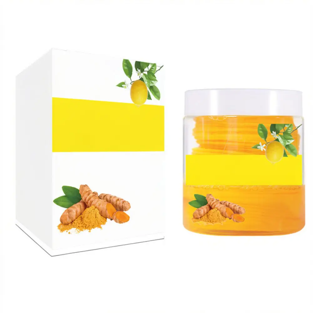 Turmeric Cotton Facial Cleansing Pads Exfoliating Wipes Makeup Remover Gentle Skin Care Deep Pore Cleaning Face Towel Sheet