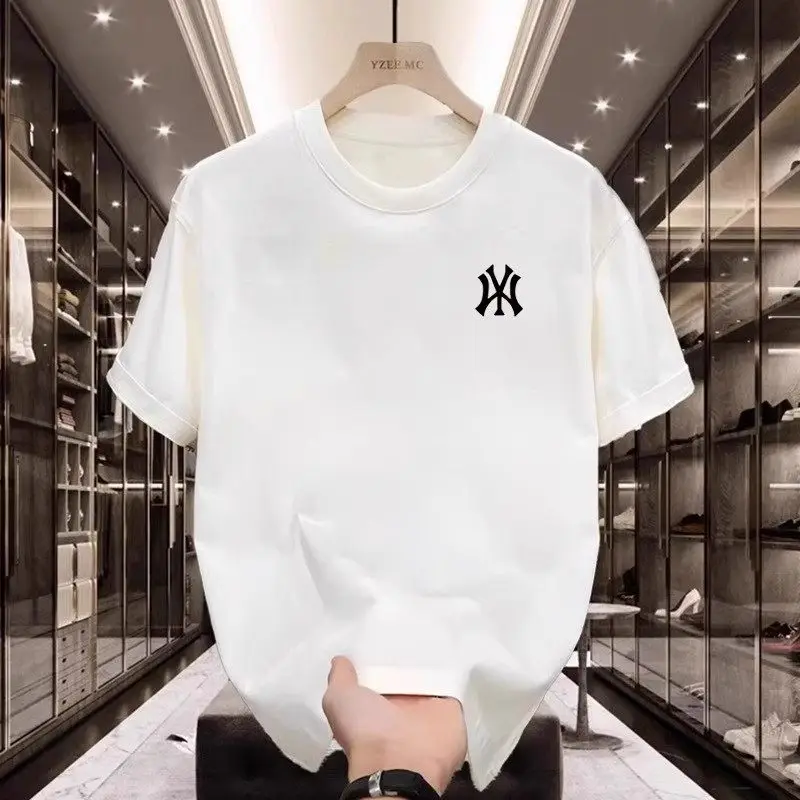 New Short-sleeved T-shirt - Pure, For Both Men And Women, For A Couple. 2026 Summer, Loose And Casual Round-neck T-shirt.