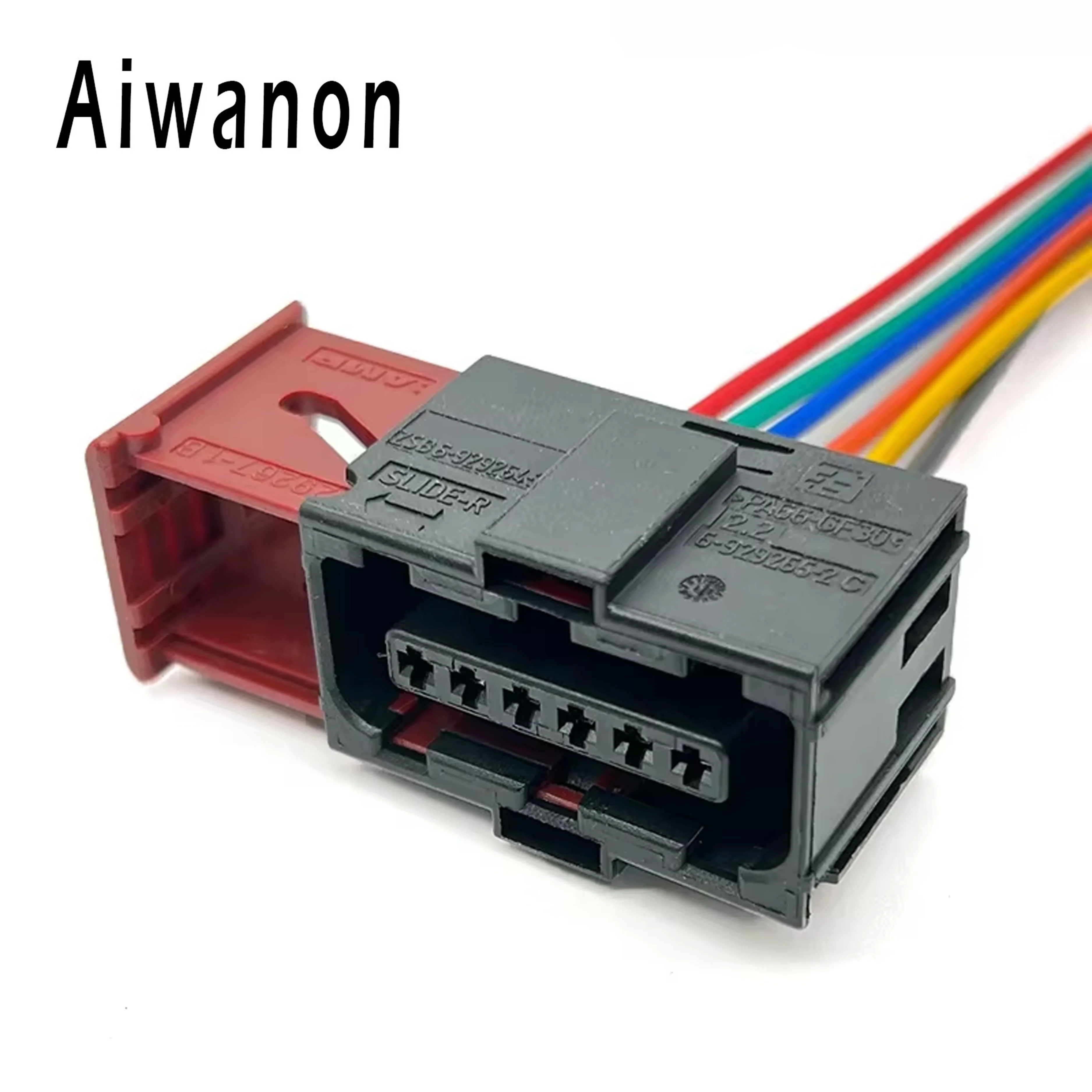 1 Set 6 Pin 6-929264-2 Auto Accelerator Pedal Electrical Connectors Female Wire Harness Plug For 1473284-1