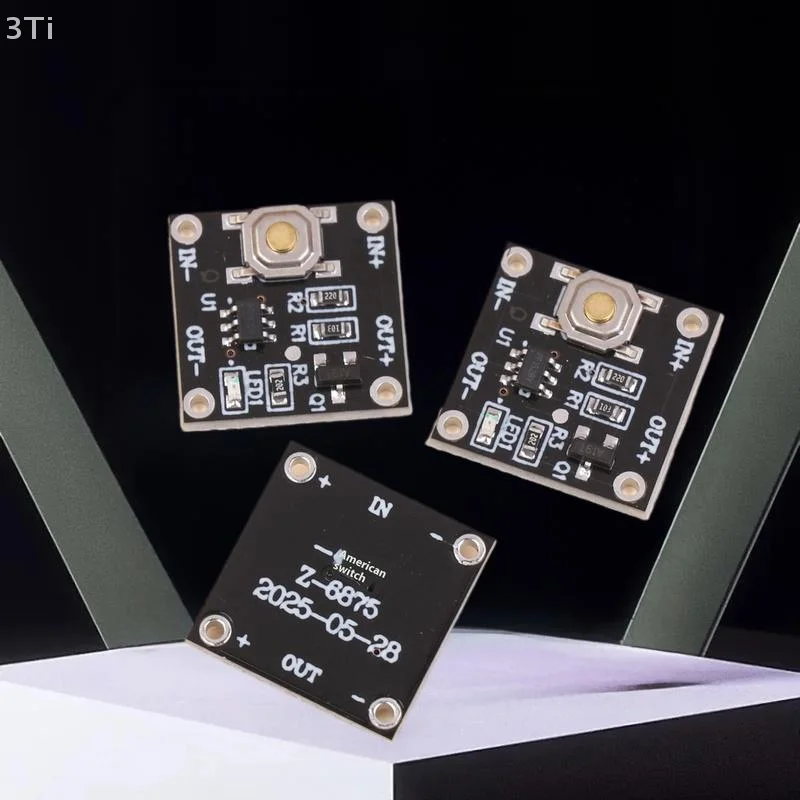 สวิตช์ประหยัดพลังงาน 0.5uA แบบกดปุ่มเดียว, 2.2-5V แบบสองสถานะ, รองรับโหลดต่อเนื่อง 2A