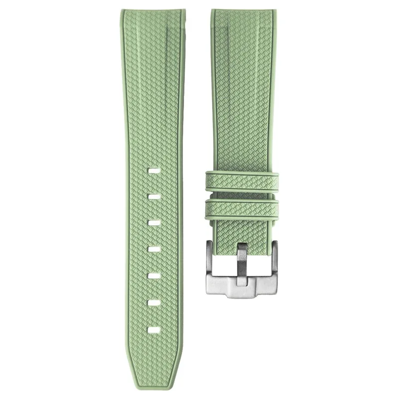 لأوميغا Speedmaster Moonwatch سيماستر غواص 300 متر سيليكون ملون حزام ساعة اليد المطاط الطبيعي منحني نهاية حزام الساعات 20 مللي متر