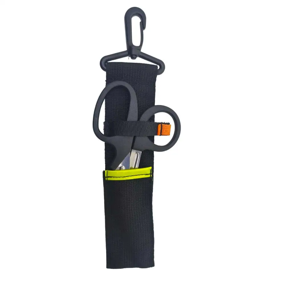Dive Scissors Stainless Steel with Knife Sheath for Cutting Fishing Nets & Ropes Underwater Diver BCD Belt Scissors view 3