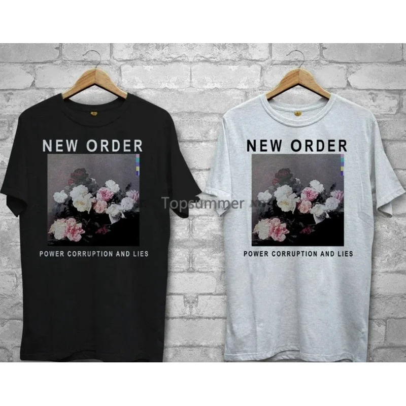 New New Order Power Corruption And Lies White Black T-Shirt Shirts Tee Xs-2Xl