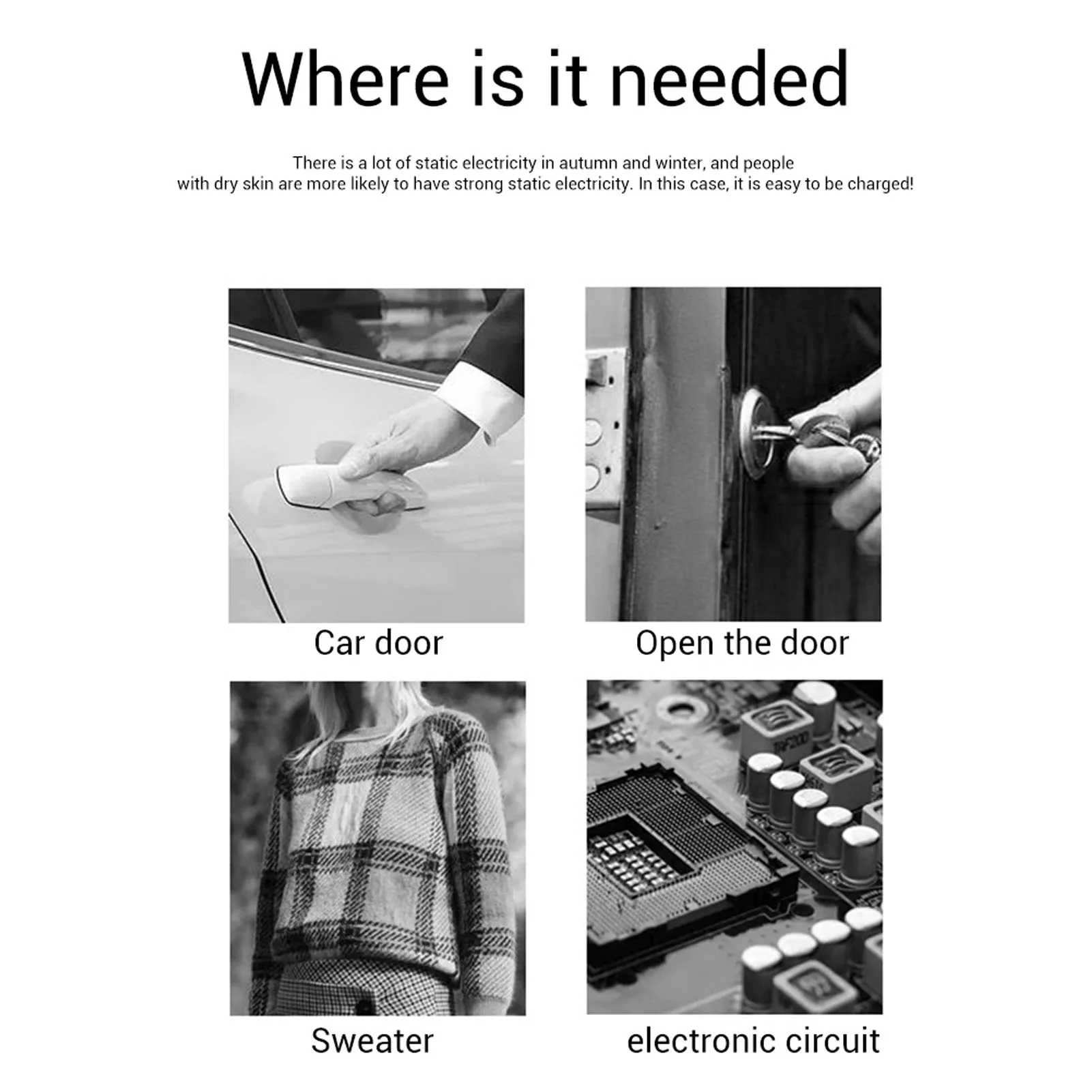 Bracciale sportivo con magnete Bracciale in silicone Bracciale in silicone Cinturini da polso per prevenzione statica Elimina il braccialetto statico del corpo