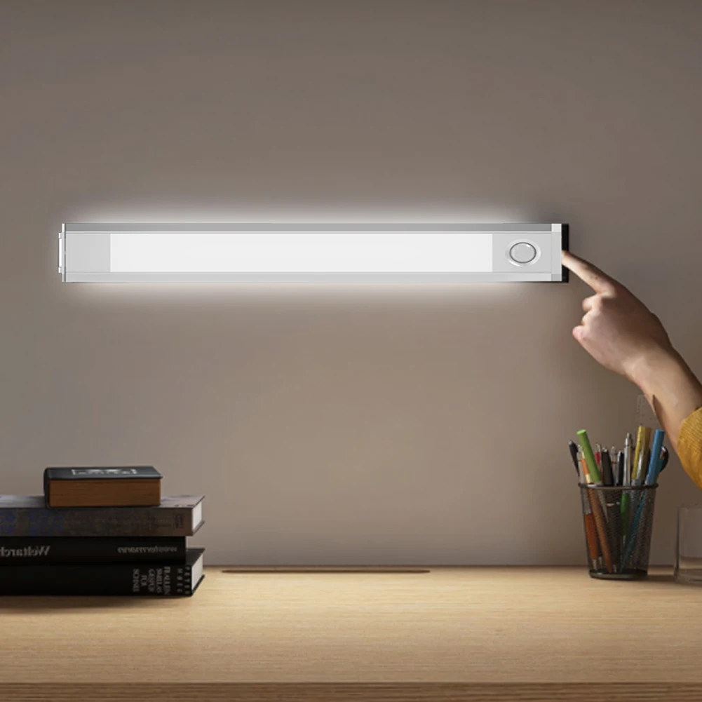 Under Cabinet Lighting Motion Activated LED Closet Light USB Rechargeable Kitchen Cabinet Lighting with 3 Color Modes image 5