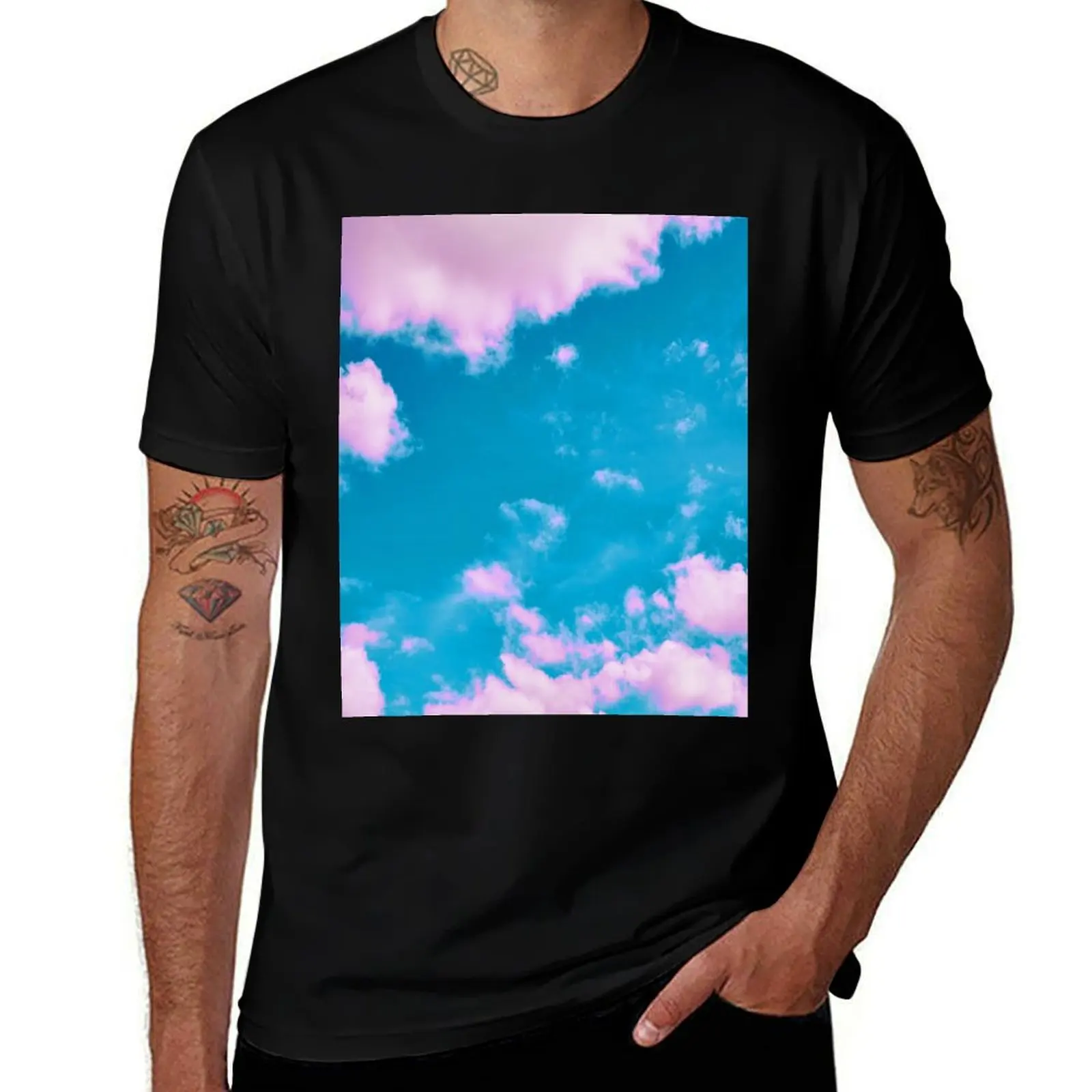 

Cotton Candy Sky T-Shirt t shirt personalised t shirt man cotton t shirts for man cotton T-Shirt