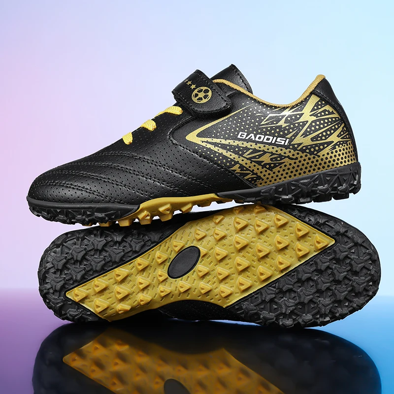 

New Children Soccer Boots Sports Society Field Boy Football Shoes Futsal Fast Indoor Sneaker Original Ankle Cleats Football Boot