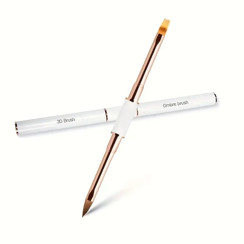 Pennelli per nail art a doppia estremità da 5 pezzi Pennelli per nail art a doppia estremità per linee lunghe, strumenti professionali per unghie