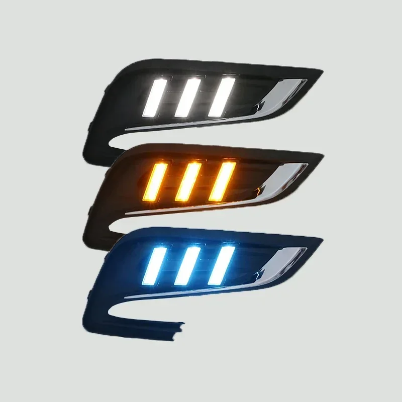 2 قطعة LED ل بويك إنكور أوبل موكا 2017 2018 القيادة DRL النهار تشغيل ضوء الضباب مصباح التتابع LED DRL أضواء النهار #2