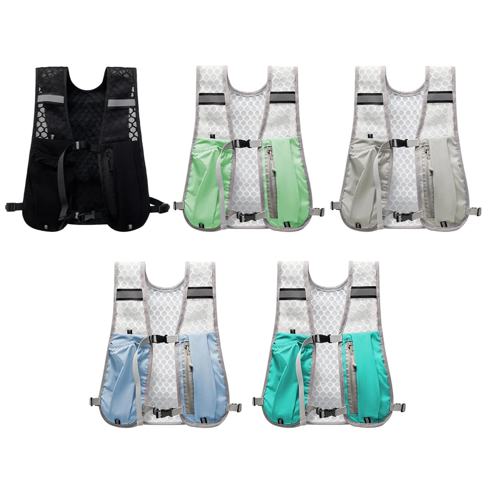 Outdoor Lightweight Hydration Vest Large Capacity Insulated Water Backpack Wear Resist Running Vest Bag Camping Sports Backpack