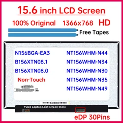 15.6 Inch HD Laptop LCD Screen NT156WHM-N44 N34 N30 N35 N49 N156BGA-EA3 B156XTN08.1 B156XTN08.0 Display Matrix Panel eDP 30 Pins