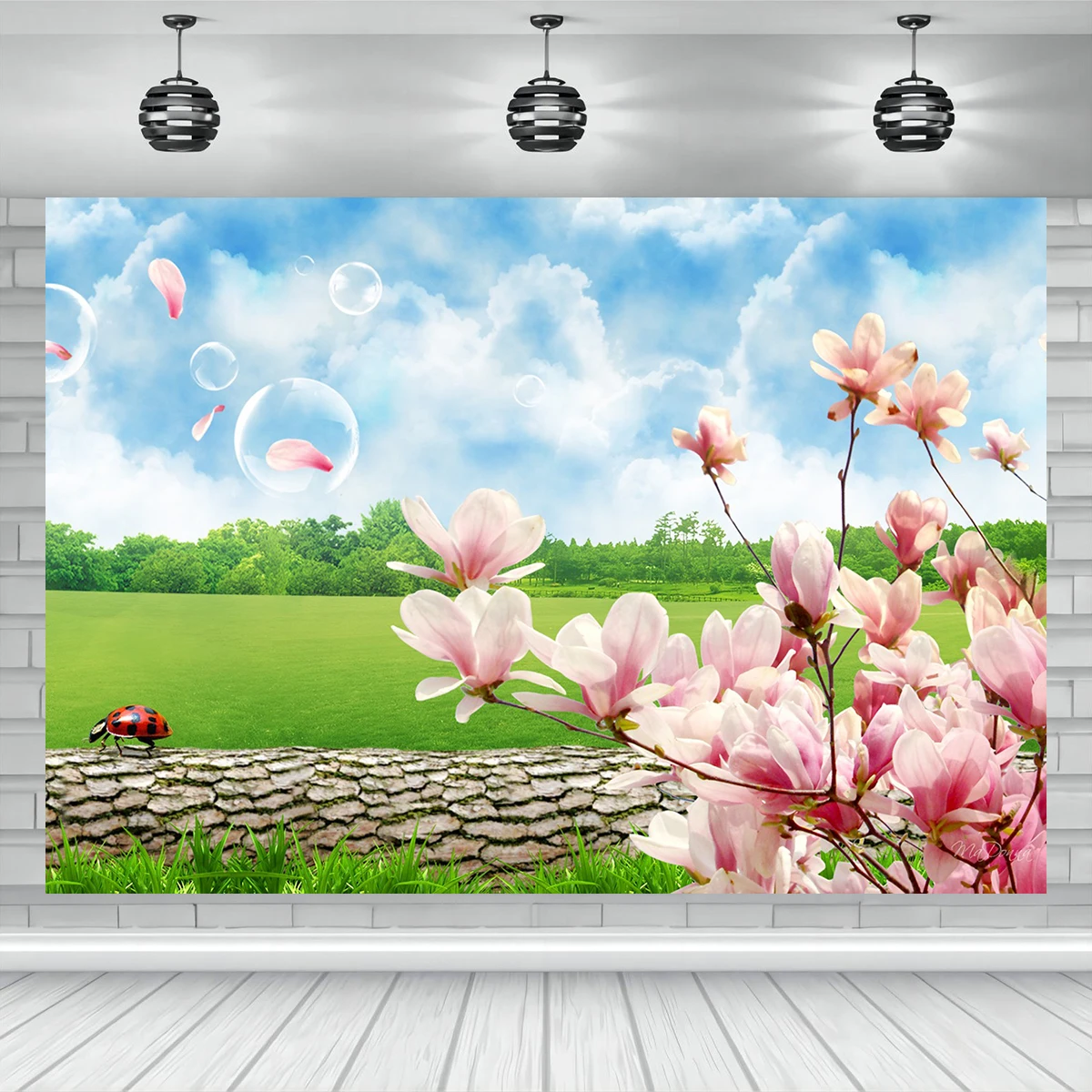 

Spring Lovely Wild Backdrop Birds Life Butterfly Photography Bathroom Curtain Decorations Room Banner Photo Shooting Background