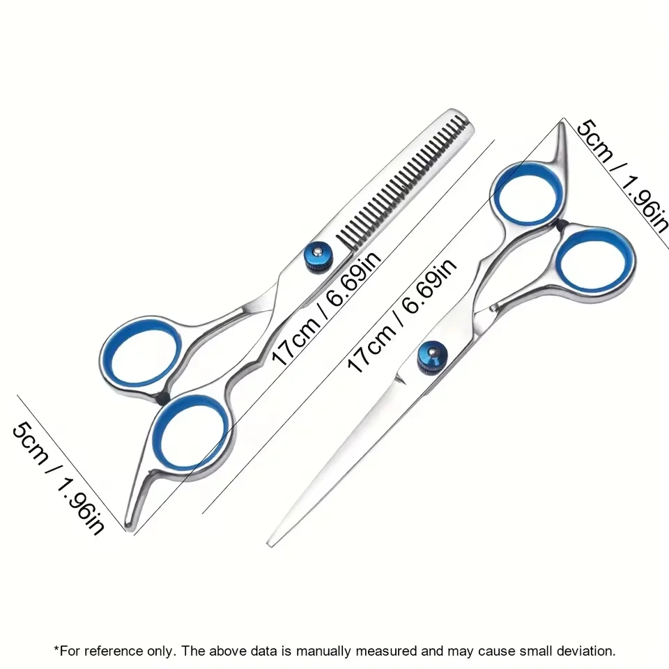 Hair Cutting Scissors Thinning Professional Barber Hairdressing Texturizing Salon Razor Edge Scissor Stainless Steel 6.5 inch