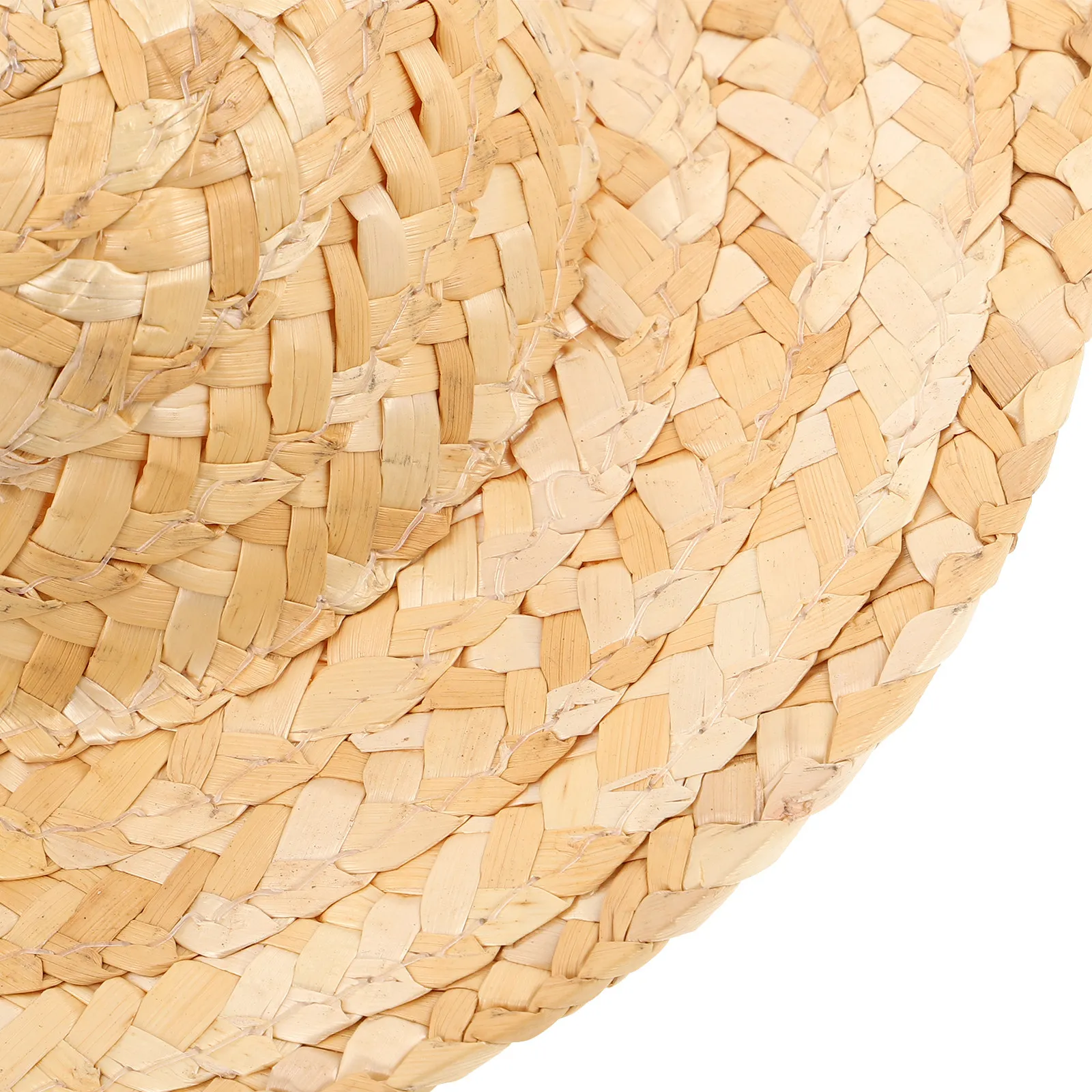 2 uds. de sombreros pequeños, mini sombreros de paja duraderos, adorno creativo para sombreros, adorno para mini casas, actividades de manualidades familiares