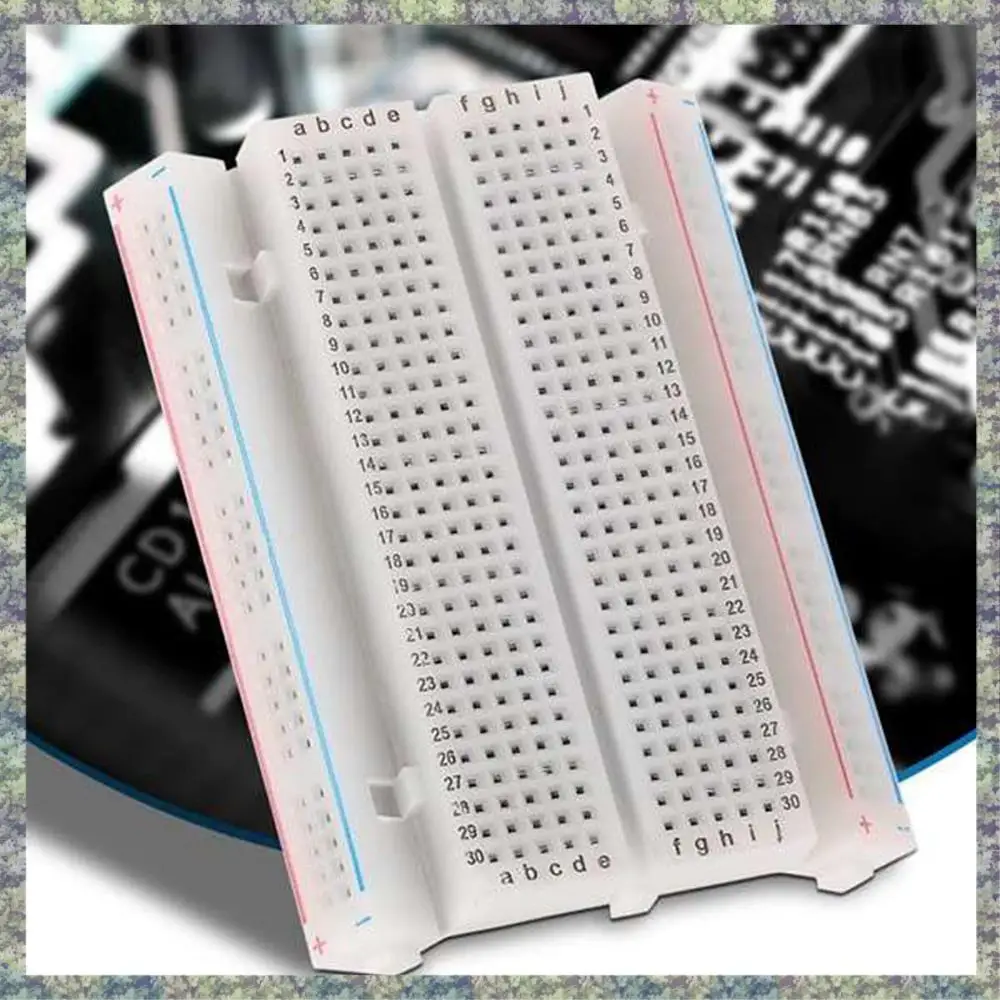 

WON 10 шт. мини-макетная плата для тестирования печатной платы, макетная плата, 400 контактов, 8,5 х 5,5 см, тестовая паяльная плата