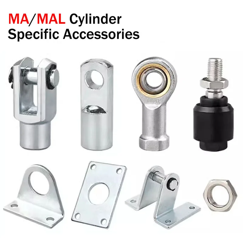 LB/SDB/Y/I/FA/F/U Joint Fitting Mounting Bracket For MA MAL16 20 25 32 40mm Mini Cylinder Accessories