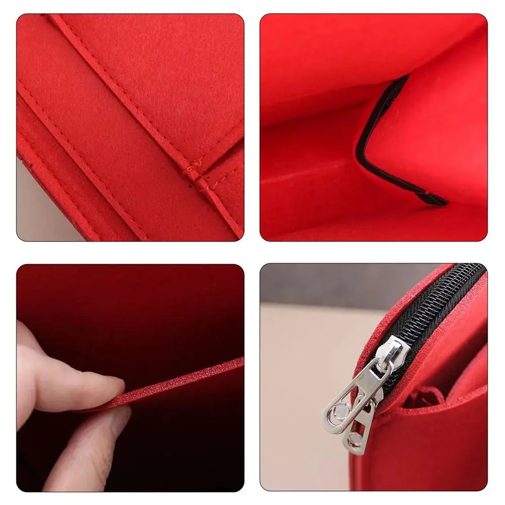 New Multi-Pocket Backpack Inner Bag Large Capacity Felt Liner Bag Portable Travel Bag Organizer for Longchamp