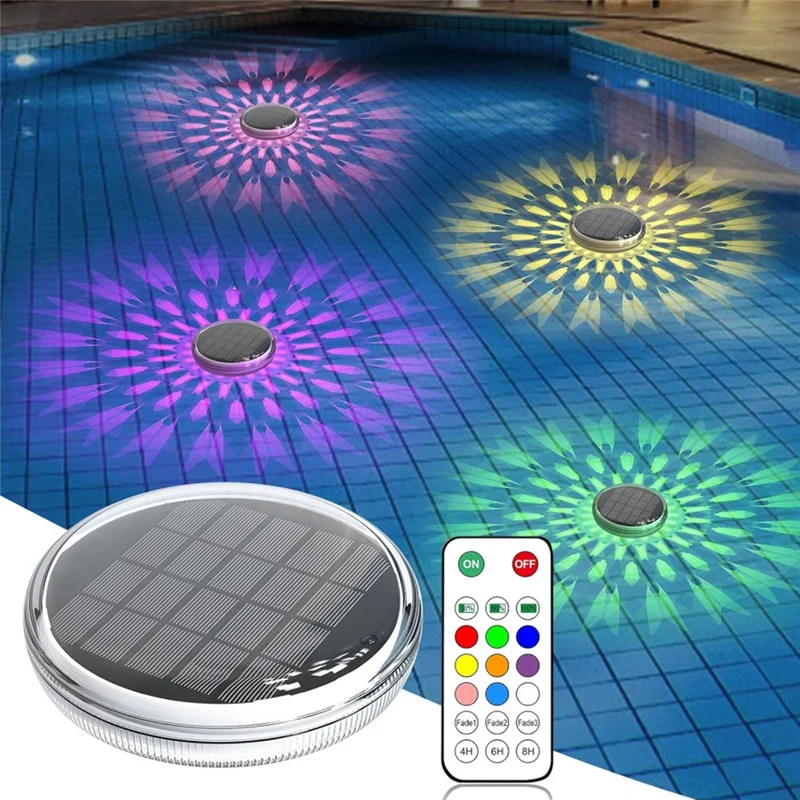 

A04G-For Pool Projector Light RGB Color Changing Solar Floating Waterproof LED For Pool Hot Tub For Decoration