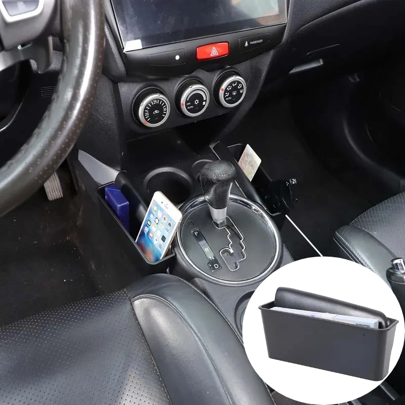 

For Mitsubishi Asx 2011-2018 Car Gear Shift Side Storage Box Stowing Tidying Organizer Container Case Car Accessories