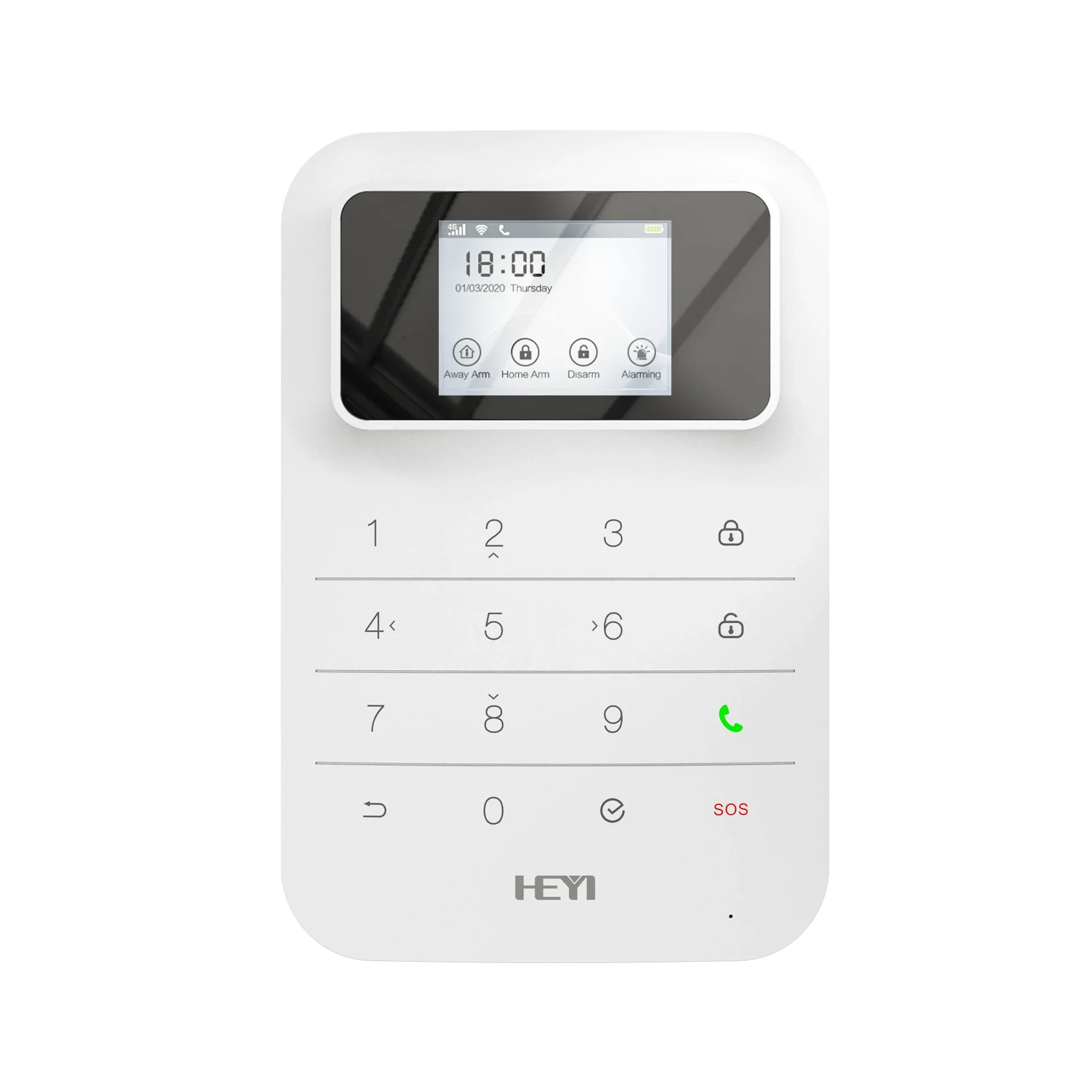 Home Automation System WIFI GPRS 4G Smart Wireless Alarm Kit Via Mobile Phone APP For Personal Business Office
