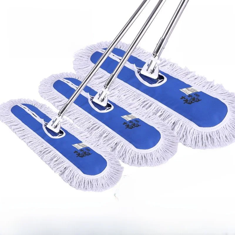 

Large Size 60-90-110cm Cotton Thread Replacement Cloth for Flat Mop Floor Cleaning Tool Warehouse Factory Home Household
