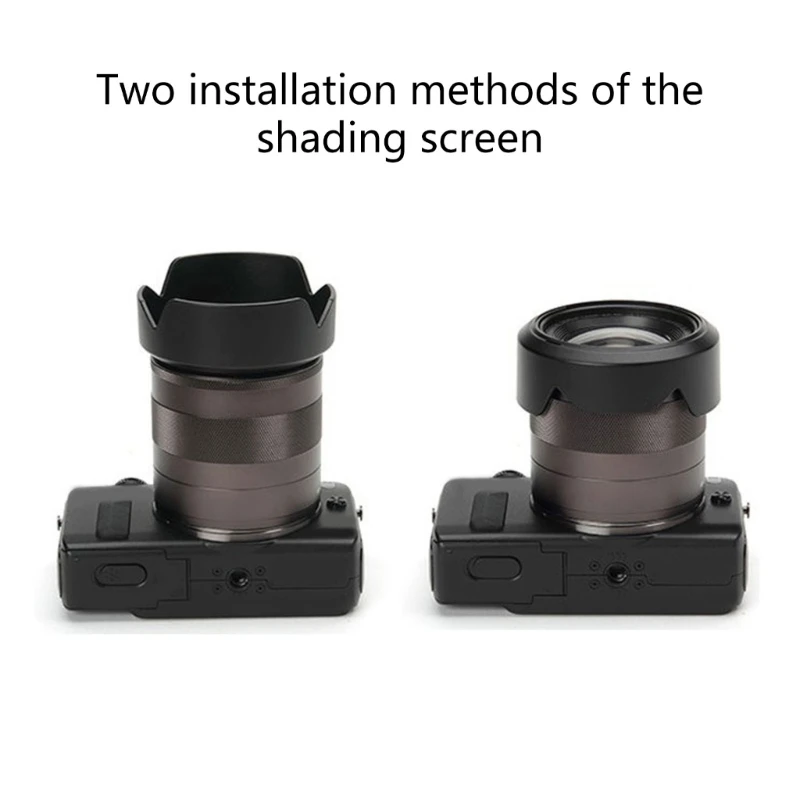  Camera Lens Bayonets Mount Rings Lens Adapters Filter For EF-M 15-45mm