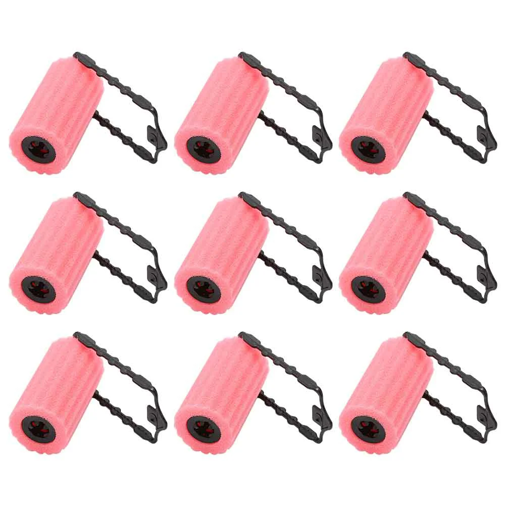 

12 Pcs Princess Crown Hair Clip Foam Curler Curling Wand Sponge Roller Bangs Stick Flexible Rollers