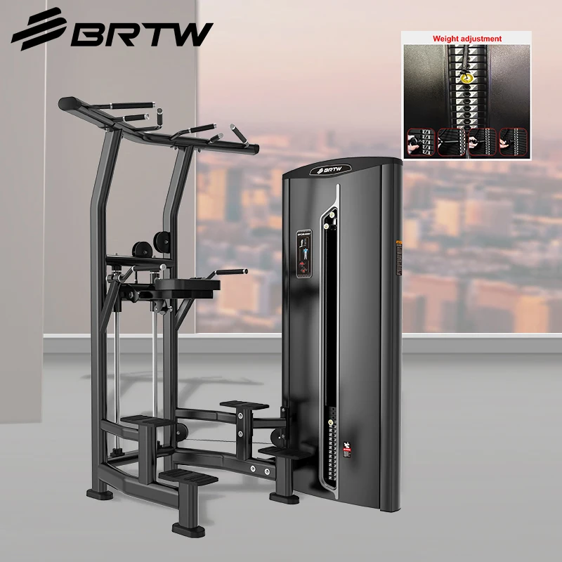 

Gym Equipment for Sale Chin-Up / Dip Assistant Machine Pin Load Selection for Bodybuilding
