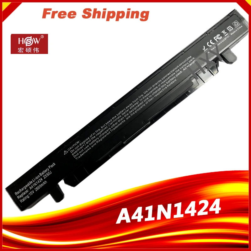 A41N1424 Laptop Battery for ASUS ROG ZX50 ZX50J ZX50JX ZX50V ZX50VW GL552 GL552VW GL552J GL552JX GL552V