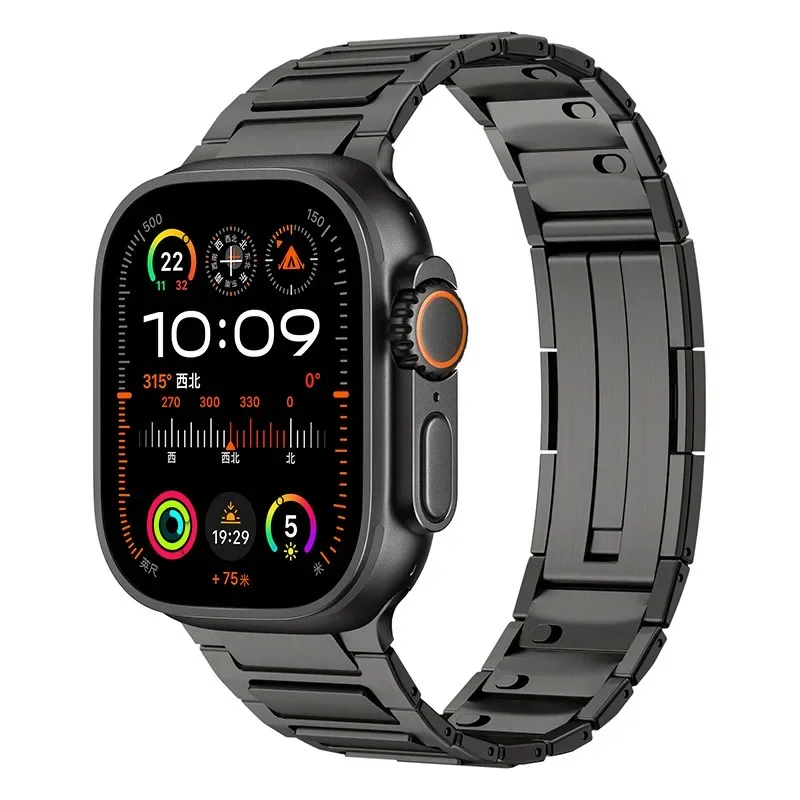 حزام معدني سريع الإصدار لساعة أبل 49 مللي متر 46 مللي متر 45 مللي متر 44 مللي متر 42 مللي متر 41 مللي متر 40 مللي متر سوار معصم ل iWatch 10 Ultra 9 8 7 6 SE 5