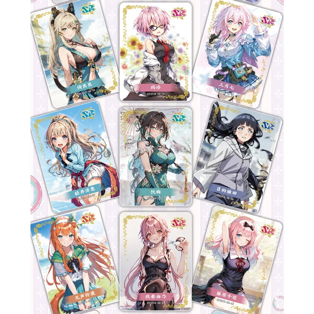 flower-girl-goddess-story-collection-cards-booster-box-tcg-ccg-box-cool-summer-exquisite-girl-card-party-game-table-toys