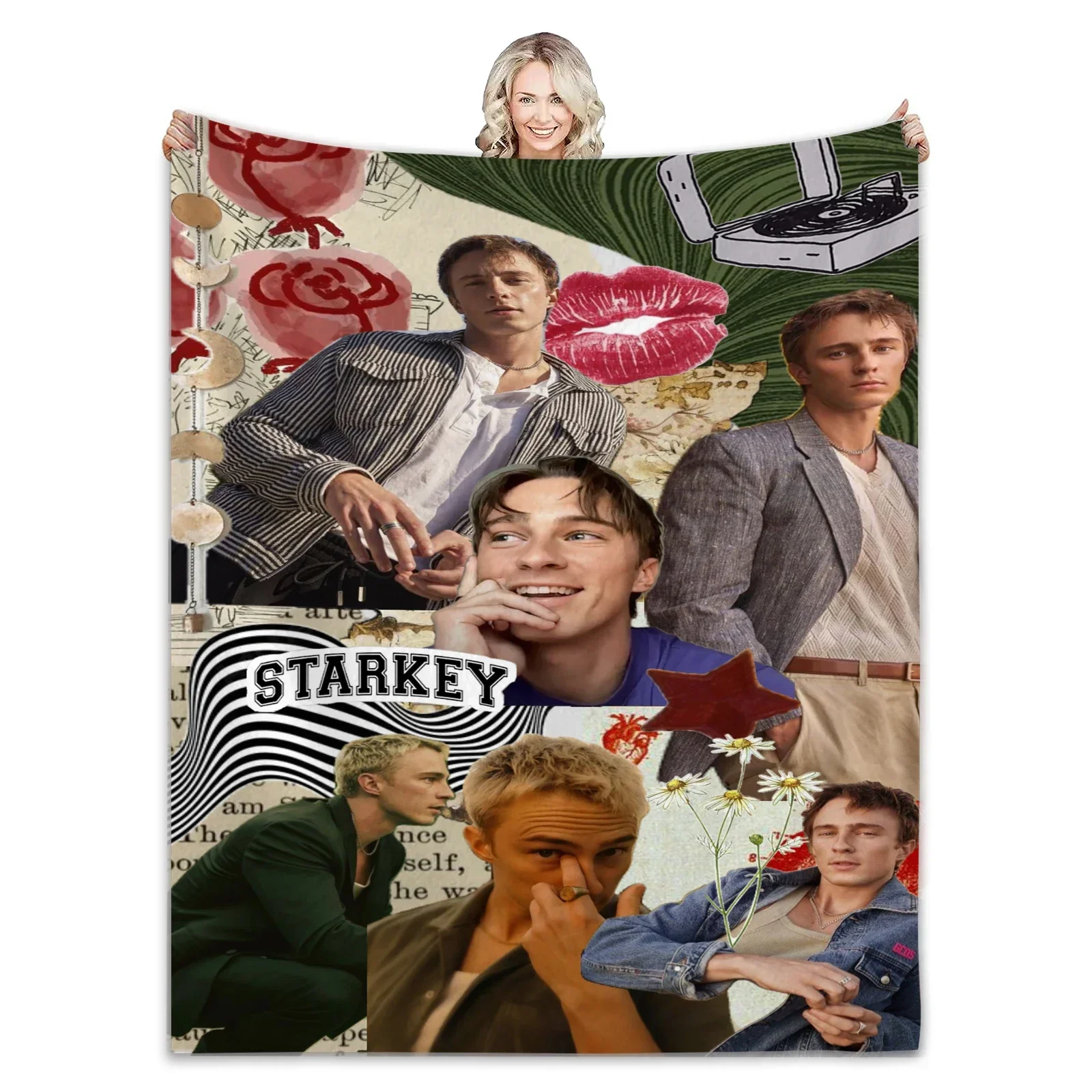 

Rafe Cameron Blanket Drew Starkey Decorative Flannel Throw Blanket For Bedroom Warm Soft Custom Quality Bedspread Gift Idea