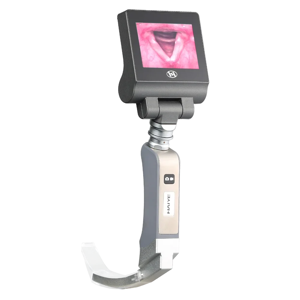 Video Laryngoscope Anesthesia Instruments With Disposable Blades for All Patients ages Intubation with Digital camera Monitor