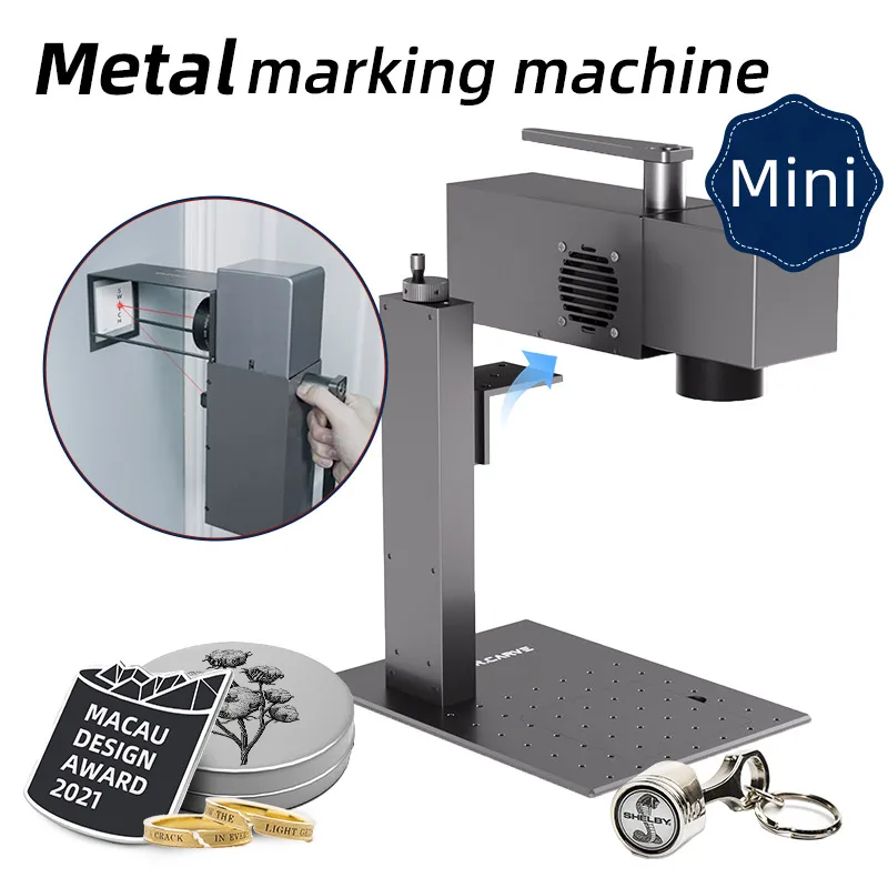 Desktop Mini Portable Fiber Laser Marking Machine Engraving Manufacturers For Metal Steel Laser Master Engraving Machine