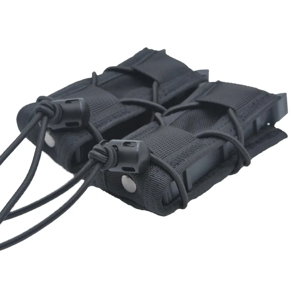 Molle Pistol Mag Pouch Double/Triple Stack Magazine for 9mm/.40 Calibers 45acp  S&W M&P, Sig 226/229, and Springfield 1911
