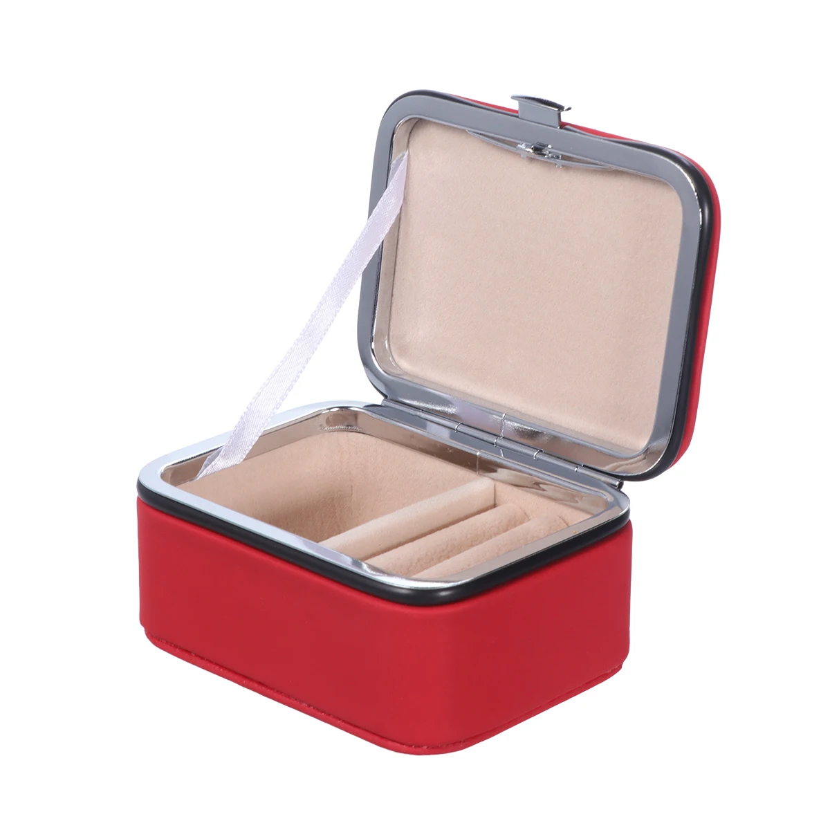 

Fashion Jewelry Box Portable Storage Container for Earrings Necklace Mini Size Durable Travel Case Women Holder