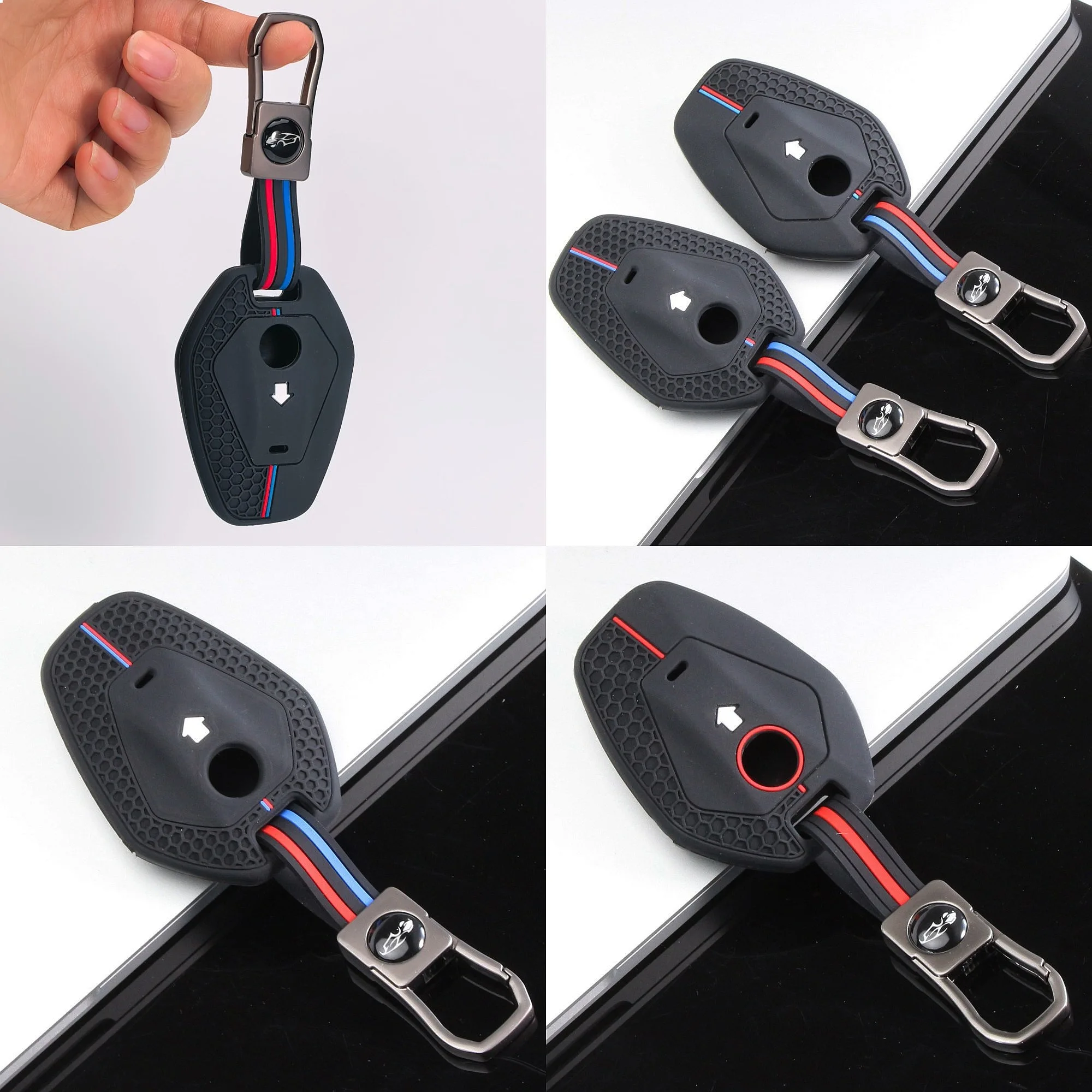 Motorcycle Key Case For BMW R1300GS R1300 R1250GS R1250 ADV 2025 Car Key Fob Cover Auto Key Shell Remote Key Cover
