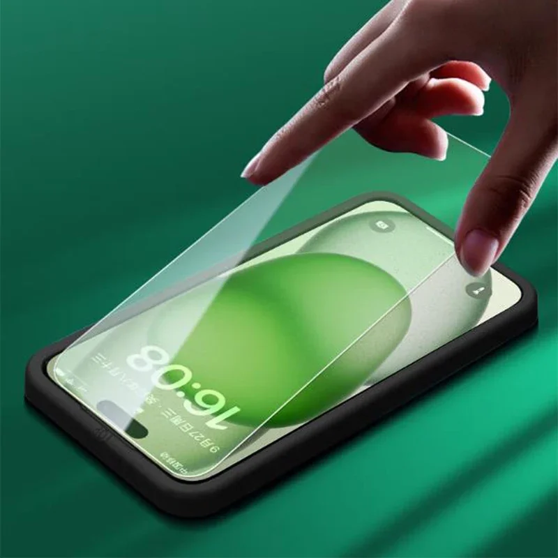 Green Light Tempered Glass for Iphone 15 14 13 12 11 Pro Max Plus Mini Screen Protector Eye Protection for Iphone15 15pro Film