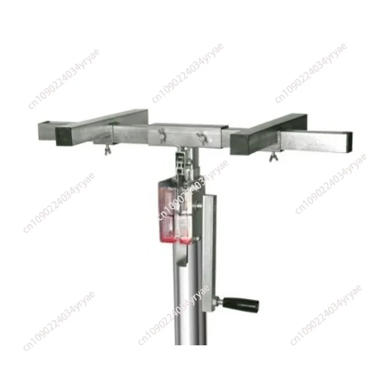 2.1M Wall Cabinet Mounting Bracket Hand Cranked Electric Dual-purpose Stainless Steel 100KG Load-bearing Lifting Platform