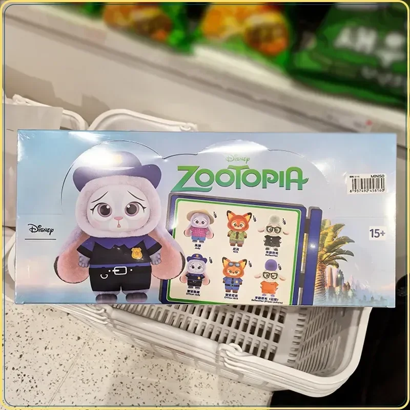 Zootopia Series Blind Box Judy Nick Vinyl Pendant Anime Doll Keychain Surprise Collectible Toy Mysterious Pendant Leader