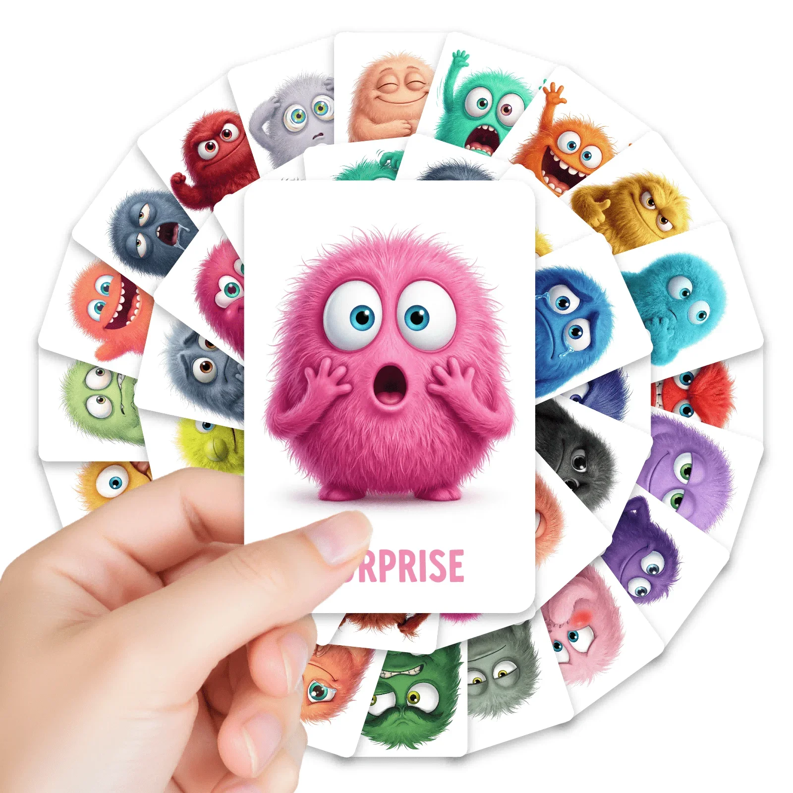 36Pcs Emotional Cognition Cards Expression Training Self-Awareness Tool for Counseling Mental Growth Learning Psychology Toys