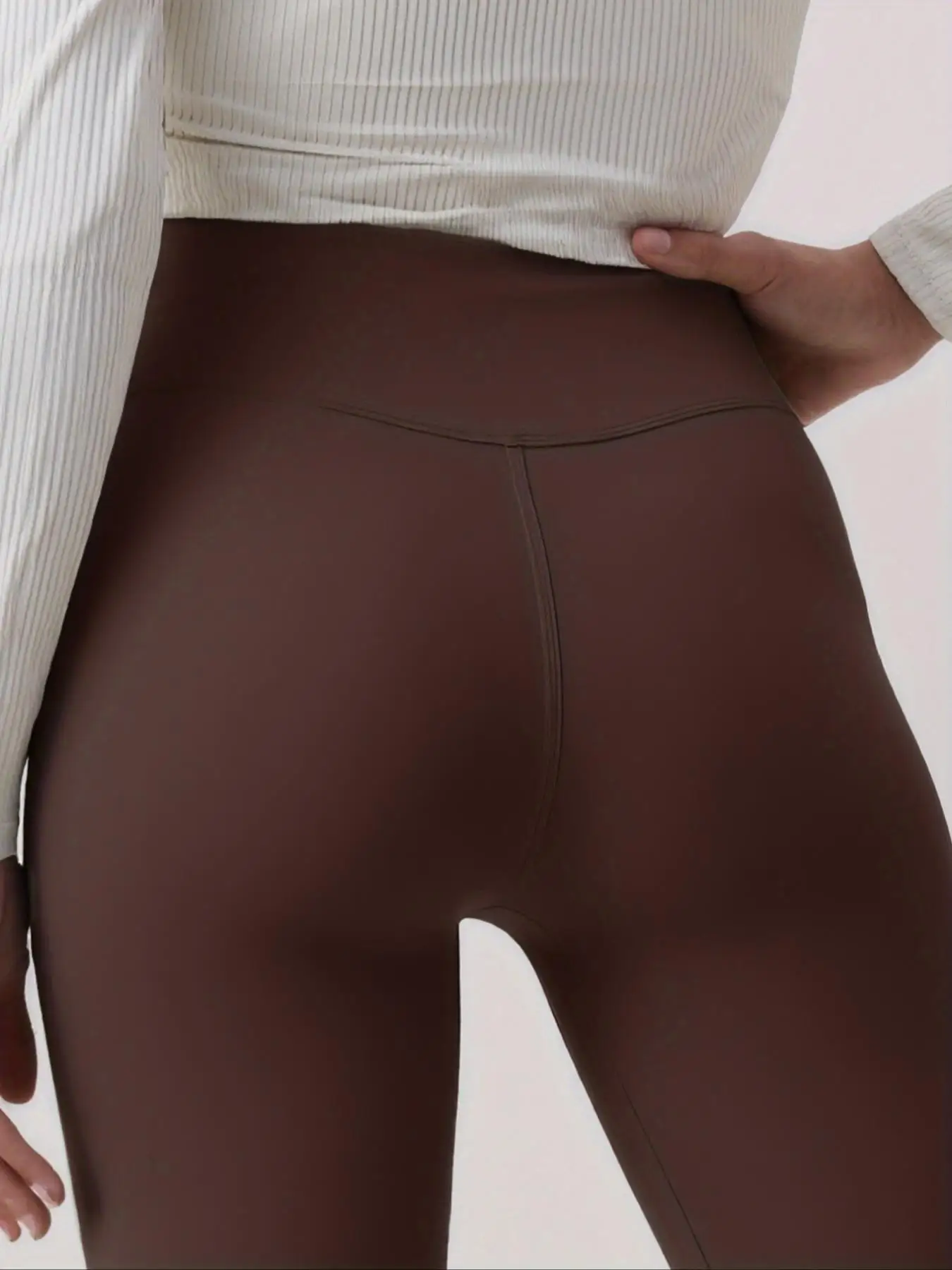Women's Sporty Plain Fleece Pants, Comfortable Warmness for Cold Days, Fall and Winter Fashion Casual Wear
