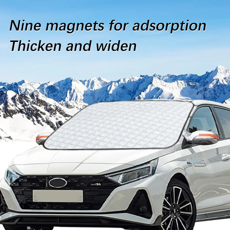 Auto Exterior Accessories For Hyundai i20 Winter Car Snow Shield Shade Front Windshield  Waterproof Ice-Frost Sunshade Cover